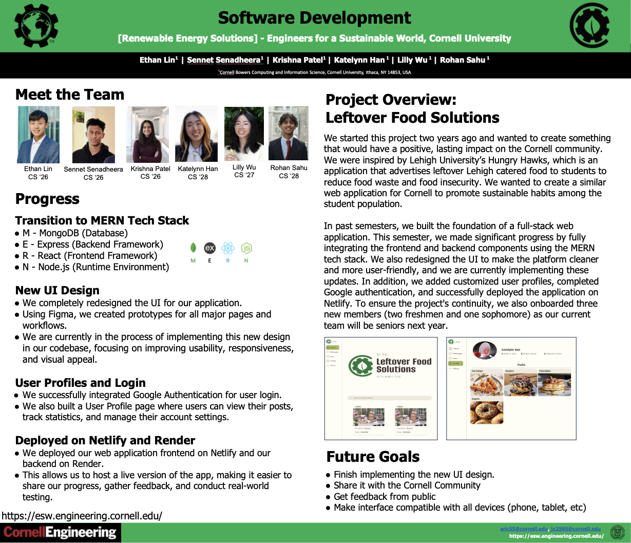 ESW Project Poster